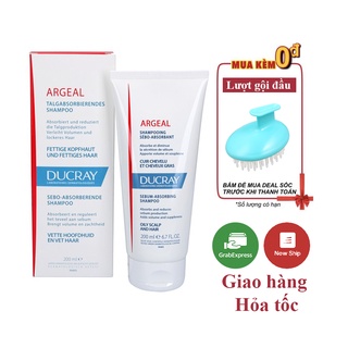 Dầu gội dạng kem giảm gàu, kiểm soát nhờn Ducray Argeal Shampoo 200ml