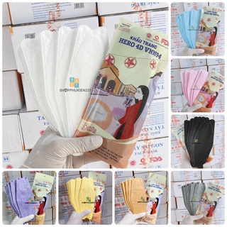 Thùng 750 Cái Khẩu Trang Hero 4D KF94 TSG Công Ty Thiết Bị Tây Sài Gòn