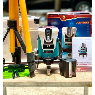 Máy Cân Bằng Laze 5 Tia Xanh  AKUZA AK 333 - Máy Cân Mực laze AKUZA AK333 ( Tặng 1 Vỉ mạch )