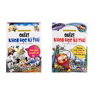 Sách - Combo 2 cuốn Quiz! Khoa Học Kì Thú(thế giới huyền bí+những cái nhất..)