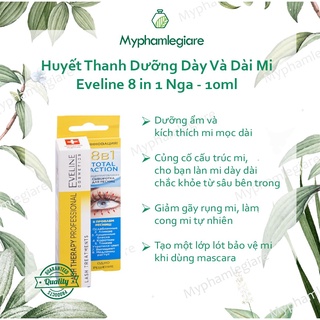 Huyết thanh Dưỡng dày và dài mi Eveline 8in1