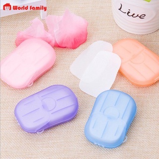 Xà Phòng Giấy Du Lịch 1 Lần, Xà Bông Giấy Rửa Tay Tránh Dịch Nhỏ Gọn Dễ Mang Theo