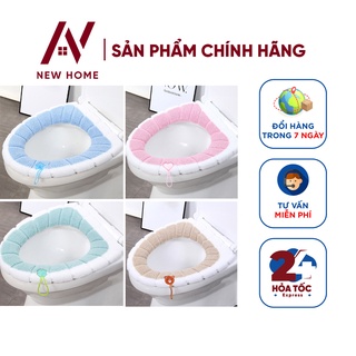 Miếng lót bồn cầu nỉ bông chống lạnh mông
