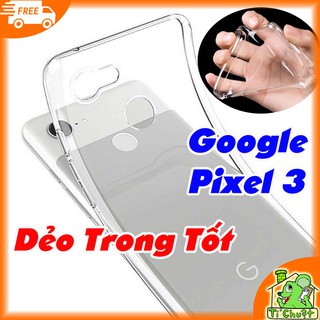 [Loại Tốt-Ảnh Thật] Ốp lưng Google Pixel 3 Silicon Dẻo trong suốt
