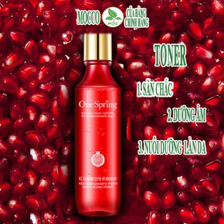 Nước hoa hồng toner Lựu đỏ Cấp ẩm, tươi sáng, chống lão hóa da Nội địa trung