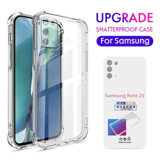 Ốp Điện Thoại Silicon Trong Suốt Chống Sốc Cho Samsung Galaxy S8 S9 S10 S20 S21 S22 Plus Note 8 9 10 20 Ultra