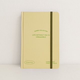Quà 8/3 Sổ tay bỏ túi Crabit - Bear Vàng - Ruột chấm dotgrid 100gsm ghi chép, làm bullet journal- Giao hỏa tốc