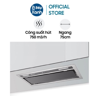 [FREESHIP HCM] Máy Hút Mùi Âm Tủ Malloca MH 750BI - Ngang 75cm - Công suất Hút 750m3/h