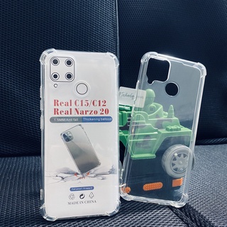 Ốp lưng chống sốc Realme C15 dẻo trong suốt cao cấp bo 4 góc chống va đập