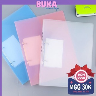 Bìa sổ còng cứng khổ A4 2 lỗ sử dụng làm sổ planner phụ kiện sổ còng
