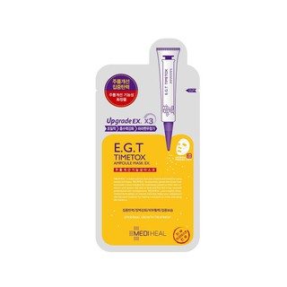 [Mã BMBAU50 giảm 7% đơn 99K] Mặt nạ chứa chất E.G.T giúp tái tạo da Mediheal E.G.T Timetox Ampoule Mask 25ml