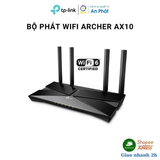 Bộ Phát Wifi 6 TP-Link Archer AX10 - Router Wifi Băng Tần Kép AX1800, Tốc độ cao 1800Mbps, Quản lý dễ dàng bằng App