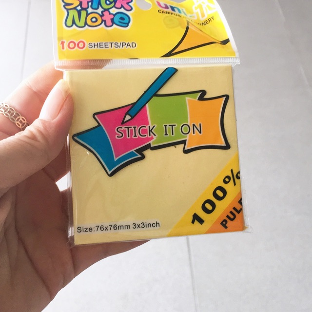Notebook,giấy ghi nhớ stick note