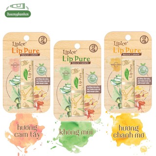 Son dưỡng chiết xuất thiên nhiên Lipice Lip Pure 4g (bao bì mới)