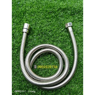 Dây vòi sen vòi xịt vệ sinh Dây cấp nước Inox 304 dài 1m2 1m5 tán inox
