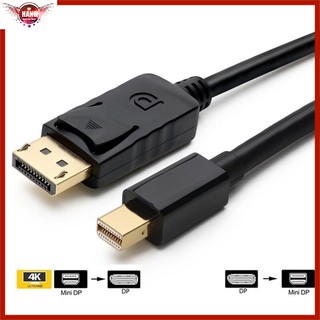 [Mã ELHACE giảm 4% đơn 300K] Cáp chuyển Displayport ra Mini Displayport dài 1m8 hỗ trợ độ phân giải 4k (DP to Mini DP)
