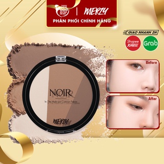 Bảng Phấn Tạo Khối Và Highlight Đa Năng 3 Trong 1 Merzy Noir In The Multi-Use Contour Palette 9.5g