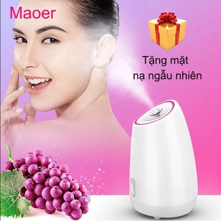 Máy xông hơi mặt thảo dược hoa quả tươi MAOER làm sạch sâu , lấy hết các bả nhờn tích tụ lâu ngày bên trong lỗ chân lông