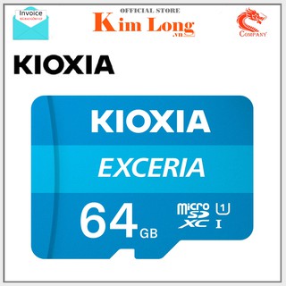 Thẻ nhớ Kioxia (Toshiba) Micro SDHC 64GB Class 10 UHS-I 100MB/s hàng FPT
