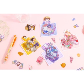 Set 40 Miếng Dán Hình Sở Thú Nhỏ Trang Trí Sổ Tay