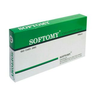 Hộp 100 túi hậu môn nhân tạo Softomy