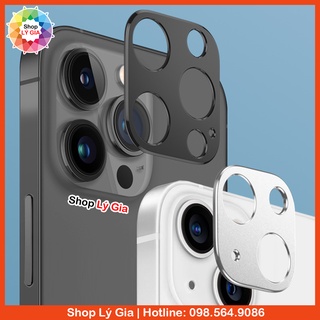 Khung viền kim loại bảo vệ camera cho iPhone 14 Pro Max/14 Plus/13 Pro Max/13 Mini/12/12 Pro Max/11/11 Pro Max