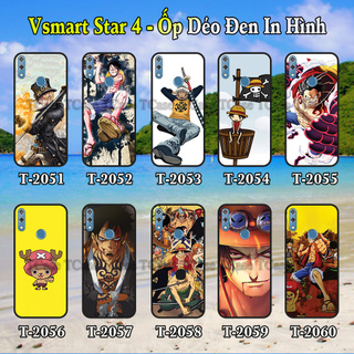 Ốp lưng Vsmart Star 4 dẻo đen in hình One Piece
