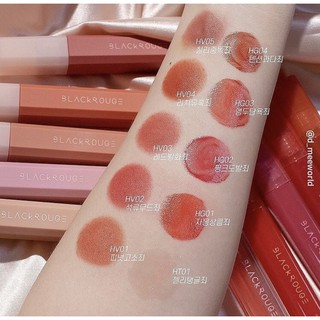 Son Black Rouge mẫu mới Half N Half Water Velvet + Glow