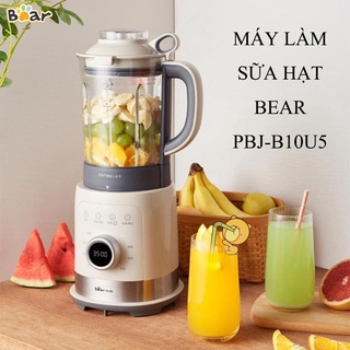 Máy Làm Sữa Hạt Đa Năng - Sữa Đậu Nành - Xay Sinh Tố - Tự Nấu Bear PBJ-B10U5 1,5L- 8 Chế Độ Chức Năng - LB1910212