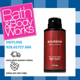 Xịt Thơm Toàn Thân Dành Cho Nam Bath And Body Works - Bourbon