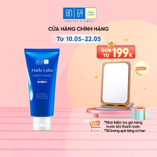 Kem rửa mặt dưỡng trắng Hada Labo Perfect White Cleanser 80g