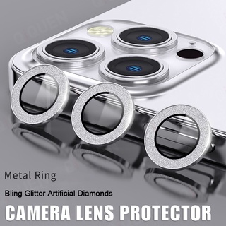 Miếng dán đính đá bảo vệ camera cho iPhone 11 12 13 Pro Max 12 13 Mini