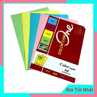 Bìa Màu A4 One 160gsm 100 Tờ/ram