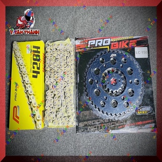 Nhông sên đĩa exciter 150 Pro BiKe sên vàng MS 68