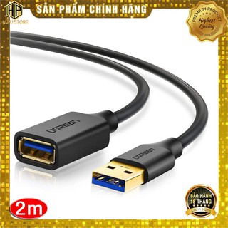 Cáp nối dài USB 3.0 mạ vàng Ugreen 10373 dài 2m chính hãng - Hapustore