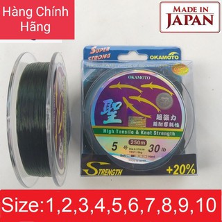 (Hàng chính Hãng) cước câu cá nhật OKMOTO 250m