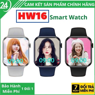 Đồng hồ thông minh Hw16 phát nhạc, nghe gọi trực tiếp, khóa mật khẩu màn hình, theo dõi sức khỏe