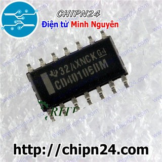 [3 CON] IC CD40106 SOP-14 (SMD Dán) (CD40106BM 40106)