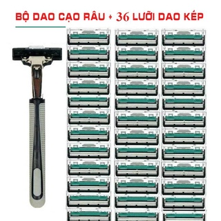 Bộ cạo râu 38 món - bộ dao cạo râu cao cấp cho nam siêu bền