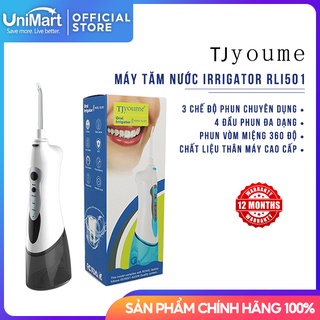 Máy Tăm Nước Cầm Tay Không Dây Chính Hãng Bảo Hành 12 Tháng TJ Youme Irrigator RLI501 - Bộ Tăm Nước Vệ Sinh Răng Miệng