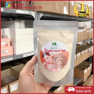 Bột yến mạch tươi đắp mặt dưỡng trắng da, tẩy tế bào chết, se khít lỗ chân lông, giảm nhờn, mờ thâm nám 100gr .
