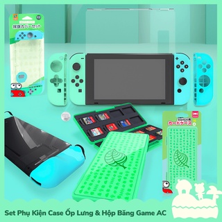 [Sẵn VN - NowShip] Set Phụ Kiện IINE Case Ốp Lưng &amp; Hộp Băng Game Chủ Đề Animal Crossing Horizons Nintendo Switch &amp; Lite