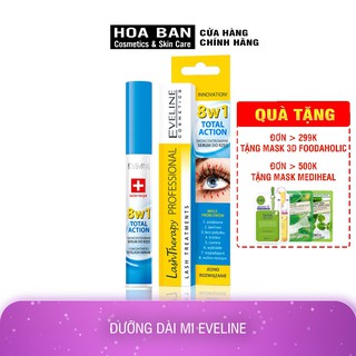 Dưỡng mi Eveline 8in1 Total Action Lash Therapy professional