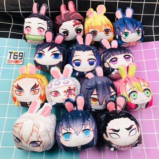 Móc khóa mochi tai thỏ anime Kimetsu no Yaiba