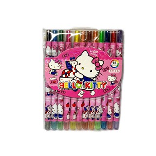 Sáp vặn Hello Kitty 12 màu 1012A