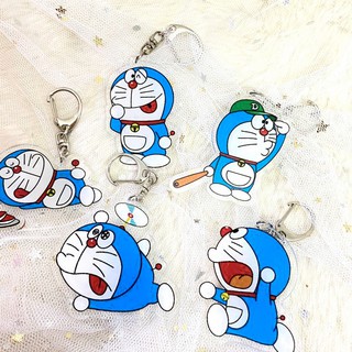 ( Mica trong acrylic) Móc khóa Doraemon Chú mèo máy đến từ tương lai in hình anime chibi