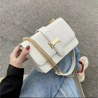 Túi xách nữ đai chữ H vân nổi đẹp h67