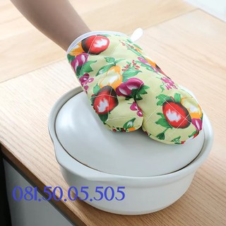 Găng tay bắc nồi chống nóng 2 lớp (01 chiếc)