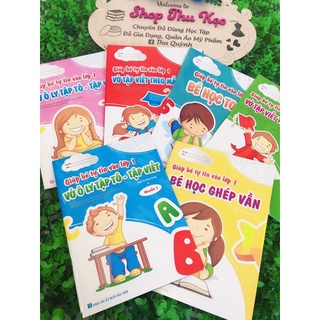 COMBO 6 QUYỂN VỞ GIÚP BÉ TỰ TIN VÀO LỚP 1(CHO BÉ BẮT ĐẦU VÀO LỚP 1)