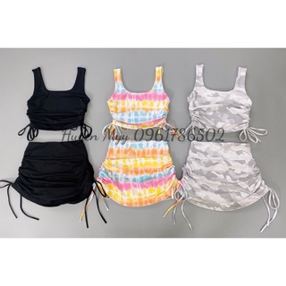 SET TẬP VÁY - ÁO RÚT DÂY SIÊU XINH